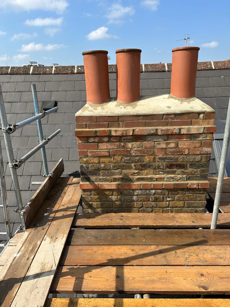 Chimney restoration Pictures After