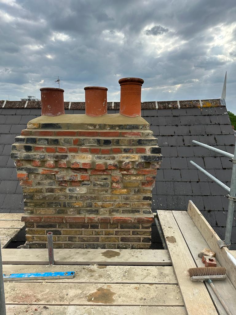 Chimney restoration Pictures After