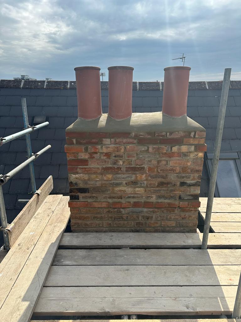 Chimney restoration Pictures After