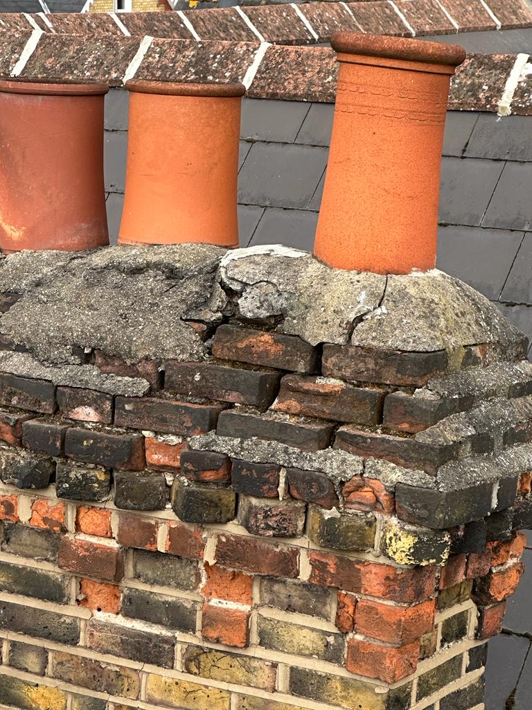 Chimney restoration Pictures Before