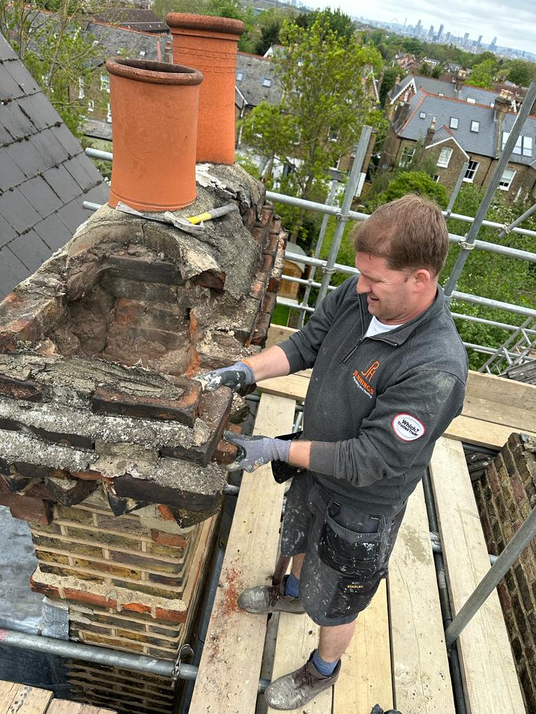 Chimney restoration Pictures Before